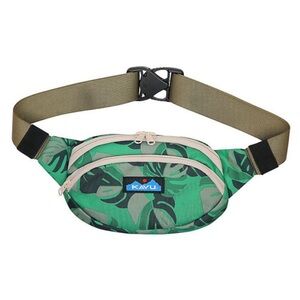 KAVU Spectator Fanny Pack Monstera Garden